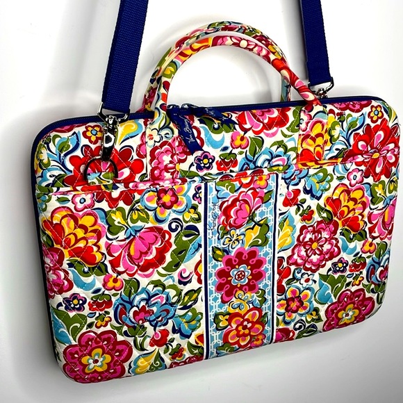Vera Bradley Handbags - Vera Bradley Hard Side Computer iPad case outer zip & slip pockets
